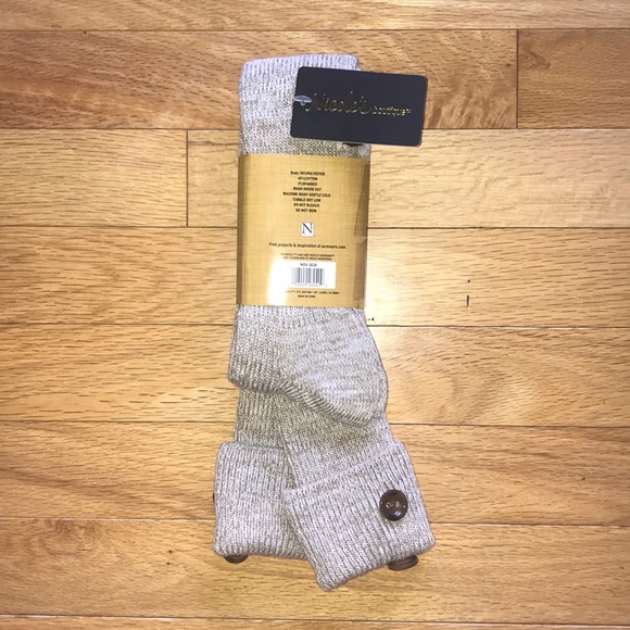 Tan button boot socks - Picture 2 of 2